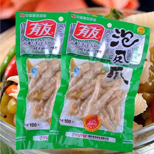  重庆 有友泡凤爪 泡椒有友凤爪 山椒味100g有友鸡爪