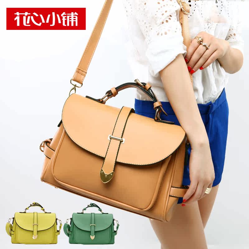 Flower shop-2013 new Korean Candy-colored vintage laptop Messenger shoulder Messenger cross-female package boom-2,209