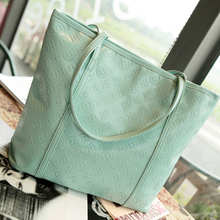 [Product] to grab the 2013 European and American cattle crocodile pattern handbag shoulder bag big bag wild fashion wave packet