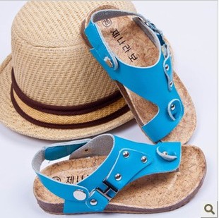  夏装新童装男孩儿童男孩儿童男童凉拖鞋凉鞋两穿舒适夹趾