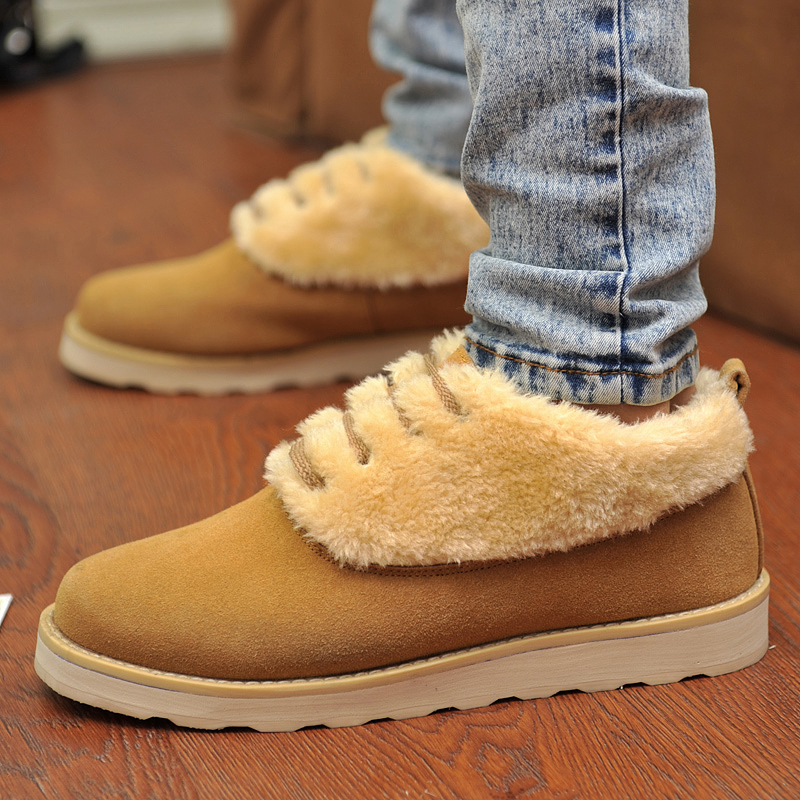 冬季加绒保暖韩版男鞋...