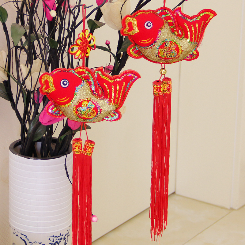 Spring Festival new year Supplies Goldfish Blessing bag Chinese knot Pendant Pendants bonsai Showcase Fish every yearin the Festive supplies/Gift , Ornaments/Lunar New Year ornaments category - from Buy2taobao.com to provide professional Taobao agent buy service