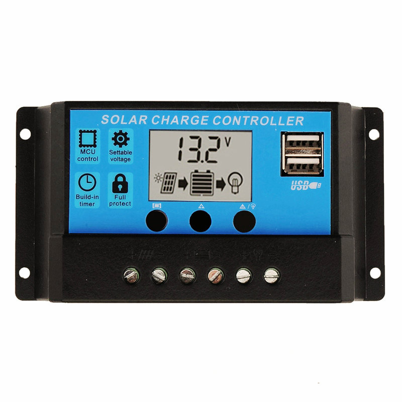 new pattern LCD Screen Solar controller 10A12v/24v Automatic identification USB output 5Vin the Hardware/Tool , Solar , Solar Charger category - from Buy2taobao.com to provide professional Taobao agent buy service