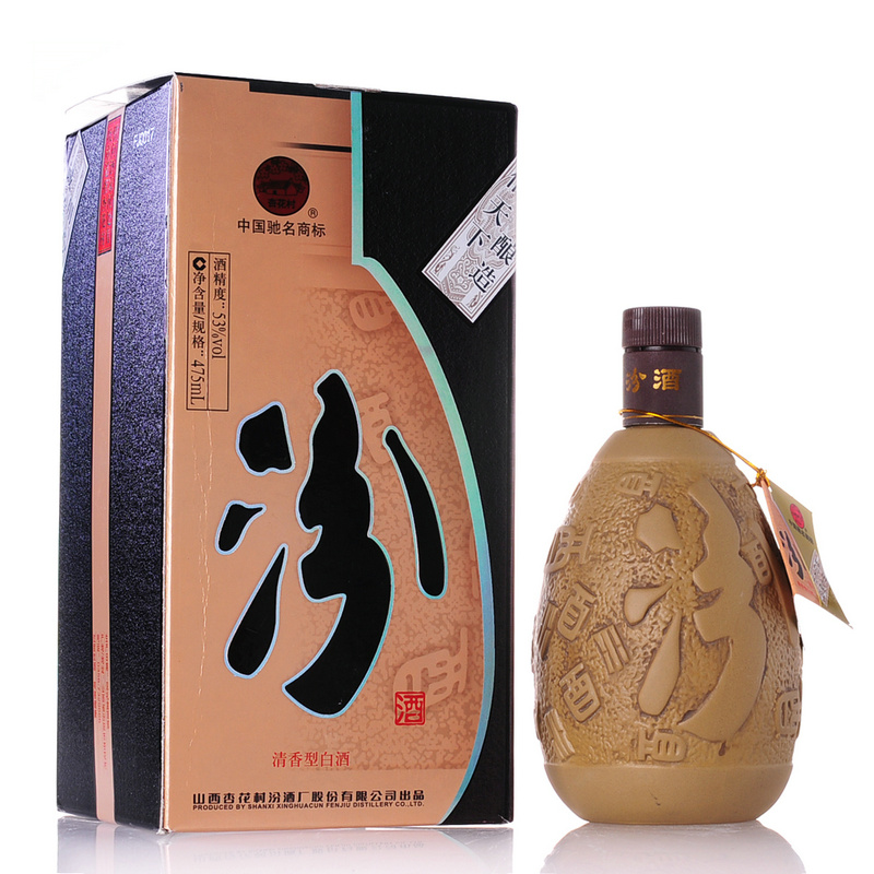 【购酒网】汾酒 中国名酒白酒 53度紫砂瓶 酒水475ml 清香型特价 【购酒网】汾酒 中国名酒白酒 53度紫砂瓶 酒水475ml 清香型特价