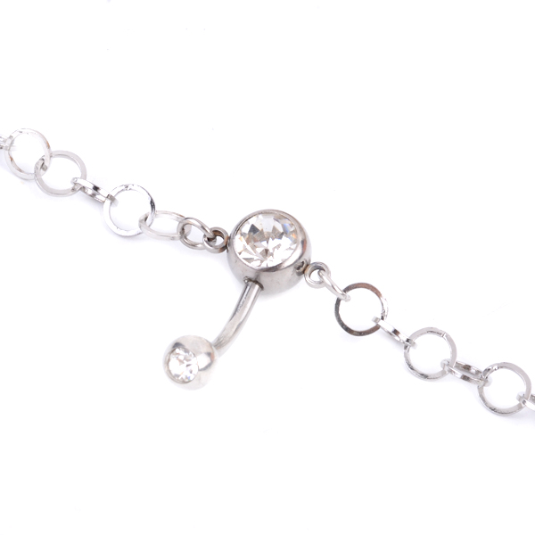 Navel ring Umbilical nail Waist chain lady Korean Edition Versatile Rhinestone medical Belly dance waist chain Navel ring Large circle chainin the Accessories/Fashion Jewelry, Other Jewelry category - from Buy2taobao.com to provide professional Taobao agent buy service