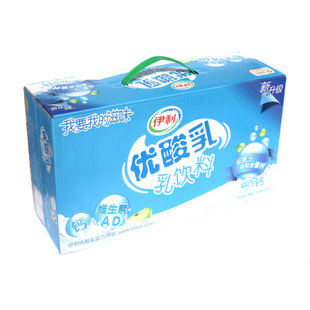  实体店年货礼品伊利牛奶 AD钙优酸乳饮料 250ml*24盒/箱