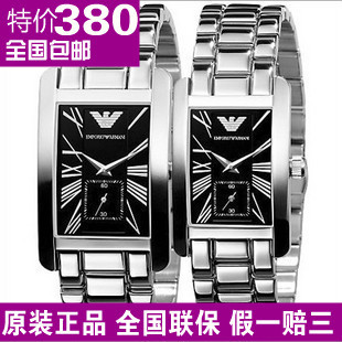  代购正品阿玛尼手表 男女情侣表AR0156 0157 0154 0155 0143 0144