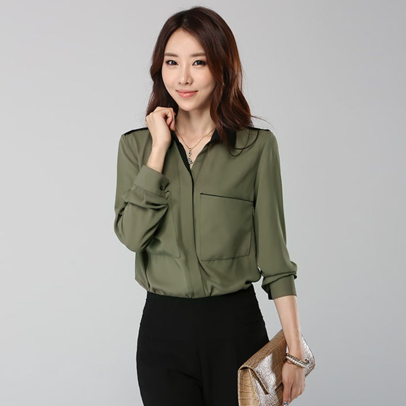 2014<em>春季</em>新款加肥加大码<em>女装胖人</em>衣服雪纺衬