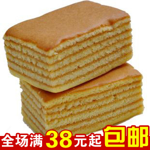  零食特产点心 礼财记印尼千层蛋糕 有层次的小蛋糕 芝士味 约30g