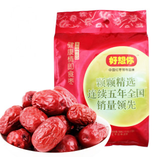  新枣包邮好想你枣子正品 好想你红枣特级枣 好想你特级1000克大枣