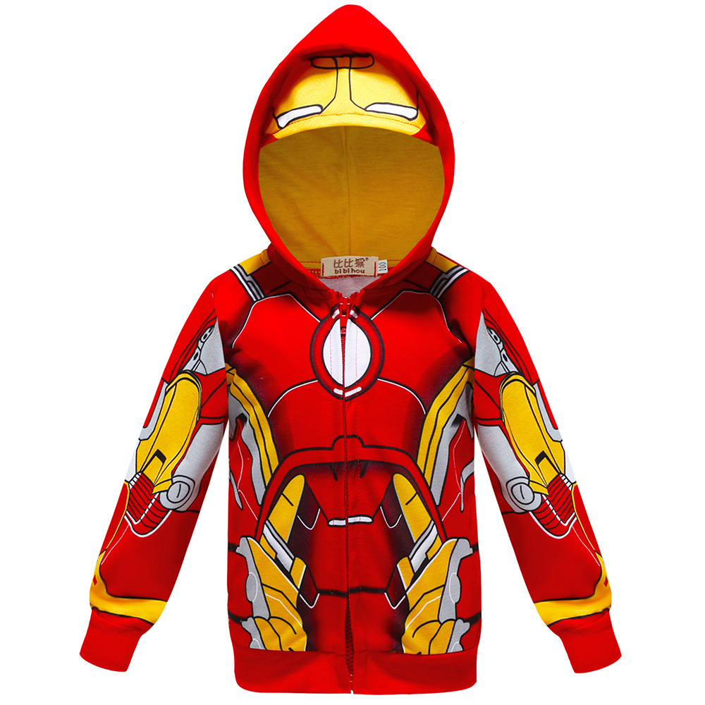 2019 Spring Children's clothing new pattern children Boy spring clothes Cartoon Children Thin section coat Cardigan Hooded zipperin the Children/Baby/Family fitted , Coat/Jacket/Overcoat , Ordinary jacket category - from Buy2taobao.com to provide professional Taobao agent buy service