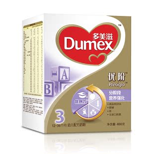  Dumex/多美滋 金装优阶3段幼儿配方奶粉 盒装400g