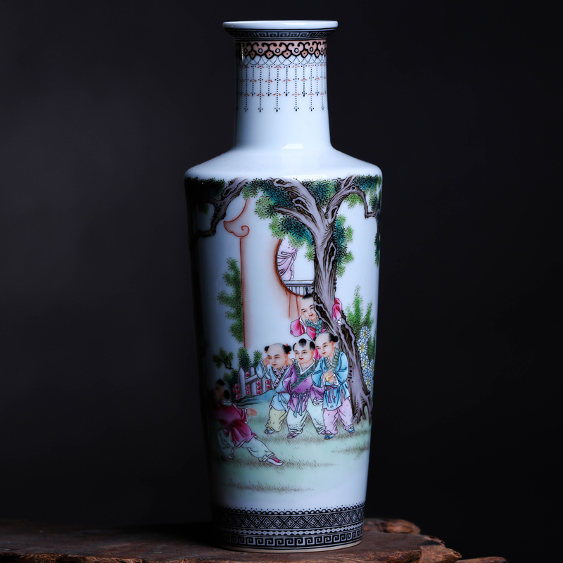 Habitat belongings ceramics vase Jingdezhen Porcelain Decoration Jin Hongxia Hand drawn Pastel Home Furnishing a decoration Jewelry Artworkin the Home accessories , Vase/Flower/Artificial flowers/Imitation jewelry , Flower/Vase , Vase category - from Buy2taobao.com to provide professional Taobao agent buy service