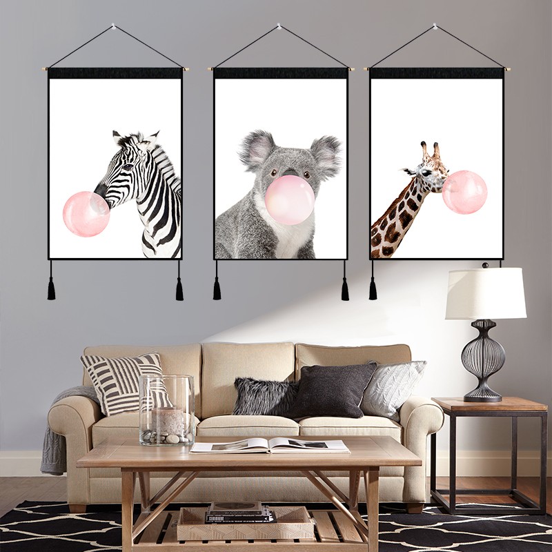 Northern Europe Valance a living room bedroom wall Decorative painting originality background metope Valance Wall ornament dormitory Pendantsin the Home Fabric , Tapestry/Tapestry category - from Buy2taobao.com to provide professional Taobao agent buy service
