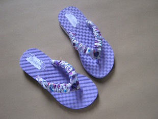  夏季儿童人字拖鞋绸布夹女童脚拖鞋外贸斯凯奇沙滩休闲拖鞋五六岁