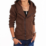 连帽休闲夹克男士韩版外套加绒修身<em>款开衫卫</em>