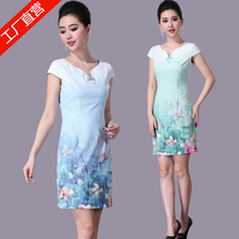 Lvhe 2103 summer new costume fashion cultivating improved day-to-day retro summer cheongsam dress dress dress