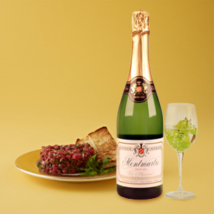  特价 法国 原装进口葡萄酒 香槟酒 巴黎之花半干型起泡酒