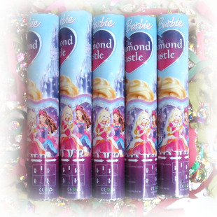  生日派对用品 儿童周岁party 礼炮 礼花 喷花 万花筒 公主款礼炮