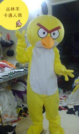 创意人偶舞台演出道具动漫人物愤怒的小鸟卡通