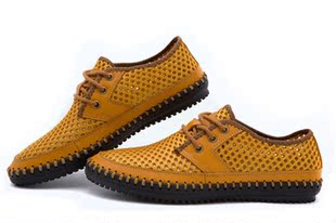  正品网面透气男鞋休闲鞋男子运动板鞋系带软底夏季透气流行男鞋