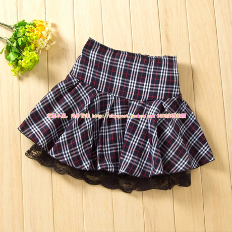 少女蕾丝表演半身短裙中学生短裙甜美女生演出