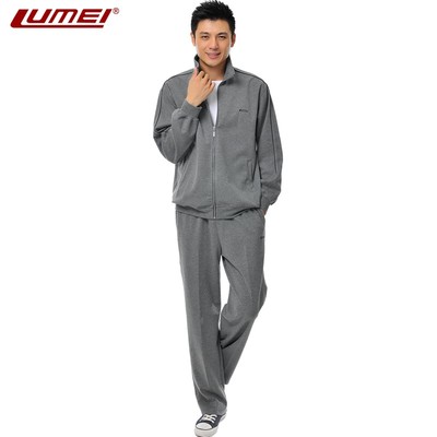 鲁美男士运动套装<em>男</em>运动服套装男秋春秋装<em>两件</em>