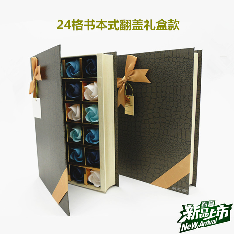 新品24朵川崎折纸玫瑰材料包/成品手工玫瑰花/创意生日情人节礼物在类目 鲜花速递/花卉仿真/绿植园艺, DIY仿真花材料, 制作材料(新), 其他中 - 来自Buy2taobao.com提供专业的淘宝代购服务