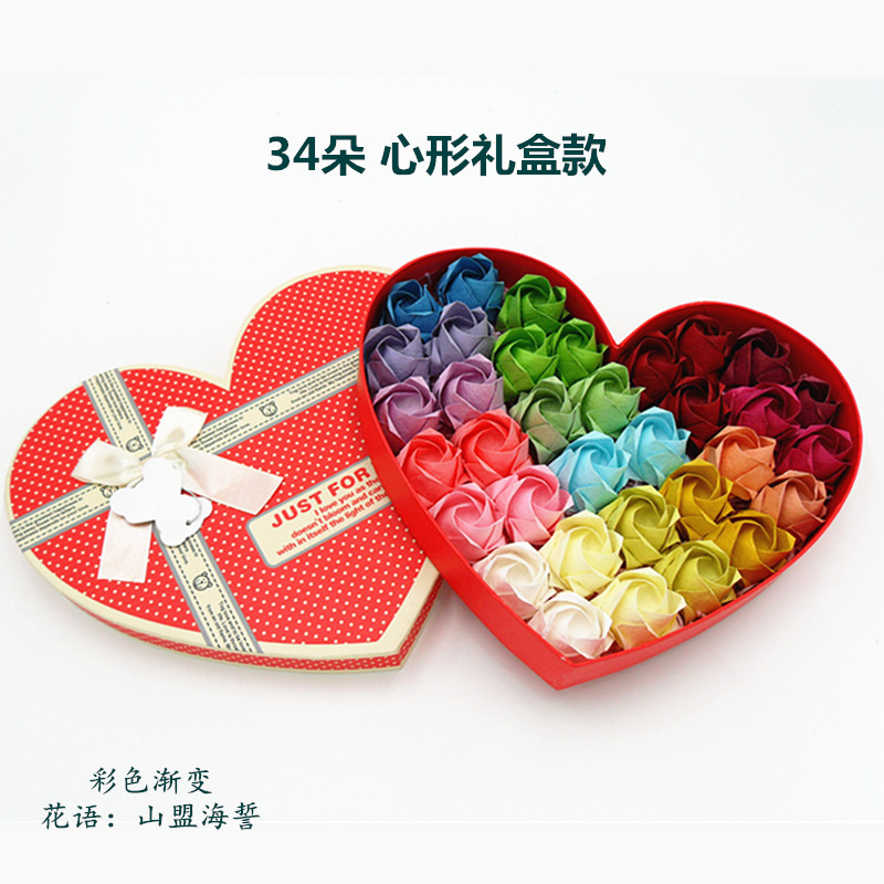 34 Flowers/Kawasaki Origami rose finished product Gift box Paper Rose Material package Tanabata A birthday present Wedding Giftsin the Flower delivery/Flowers simulation/Plants gardening , DIY Artificial flowers material , Production of materials (New) , Other category - from Buy2taobao.com to provide professional Taobao agent buy service