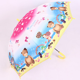 特价新款 宝丽姿洋伞直杆喜洋洋可爱卡通儿童伞 卡通晴雨伞