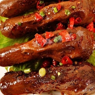  全店68包邮 现做私房菜 四川特色秘制香辣麻辣鸭头2只真空下酒菜