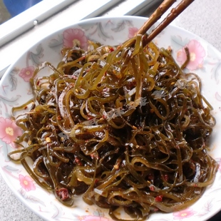  全店满68包邮 四川小吃零食凉拌菜 麻辣海带丝200克 开袋即食特级