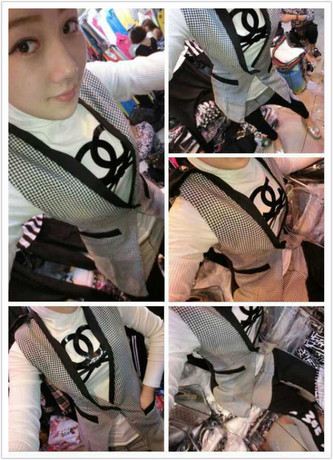 2014春装新款砍<em>袖</em>女装 <em>韩版</em>时尚套装 <em>女款马夹</em>