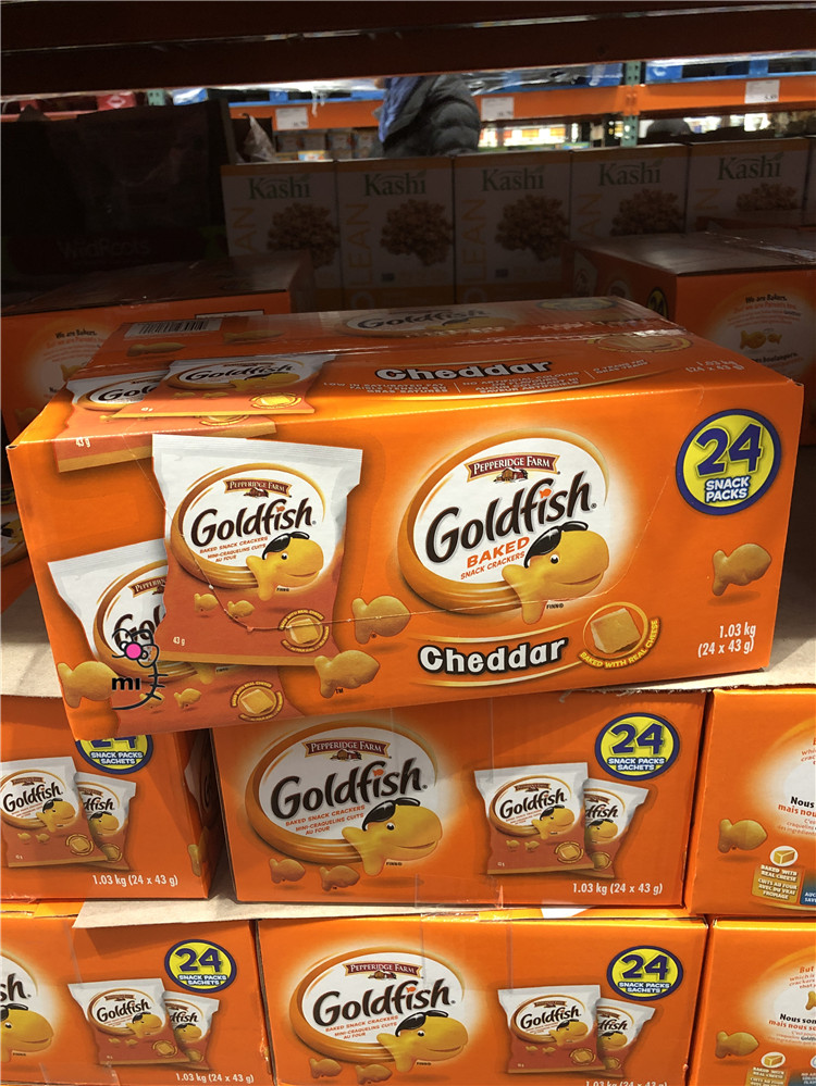 Canada Shopping PEPPERIDGE FARM Special farm cheese Goldfish biscuit Fish crackers 24*43gin the Snacks/Nuts/Specialty , Biscuit/Popped , Biscuit (New) , Biscuit category - from Buy2taobao.com to provide professional Taobao agent buy service