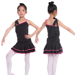 新款炫舞伊族儿童舞蹈服装练功服女童拉丁舞裙