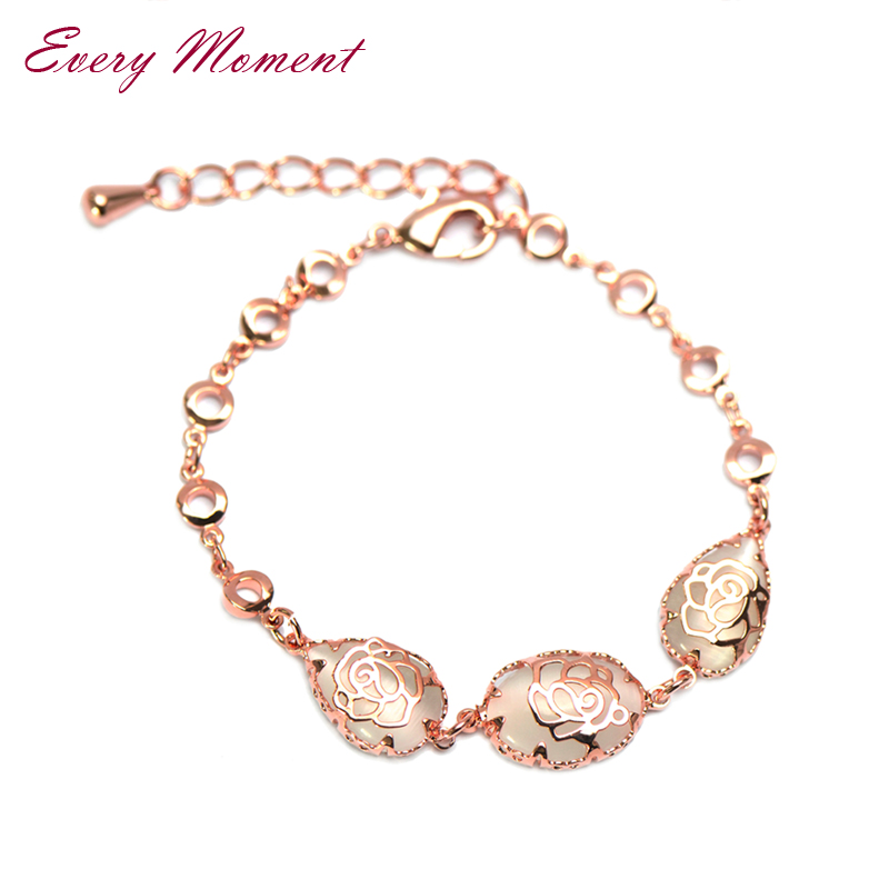 时尚欧美手链猫眼石...