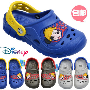  包邮！正品Disney迪士尼米奇花园鞋儿童洞洞凉鞋男童拖鞋沙滩鞋夏