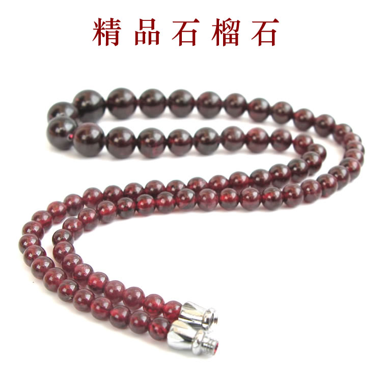 正品天然石榴石项链 酒红色圆珠水晶塔链 透亮圆润光泽|msdalam kategori Aksesori/Barang Kemas Fesyen, kalung - dari Buy2taobao.com untuk memberikan perkhidmatan ejen Taobao profesional membeli