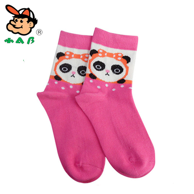 【1双装】小AB儿童袜子 男童女童可爱棉袜 秋冬学生卡通短袜T415