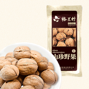  格兰村 坚果零食 奶香纸皮核桃 奶油味 薄皮大核桃 125g×2袋