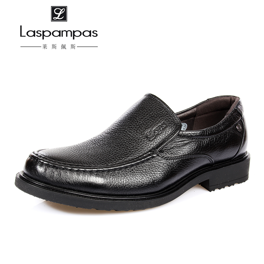 莱斯佩斯专柜正品经典复古款式男鞋头层牛皮真皮中老年男士皮鞋