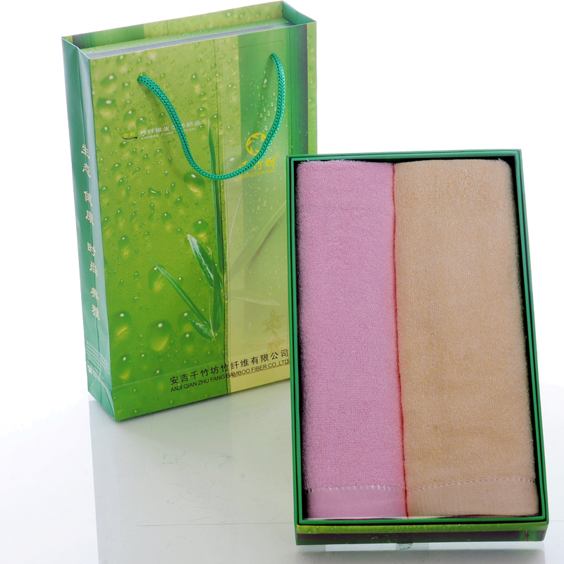 千竹坊竹纤维毛巾礼盒 情侣面巾 创意生日礼物端午节小礼品 包邮 千竹坊竹纤维毛巾礼盒 情侣面巾 创意生日礼物端午节小礼品 包邮