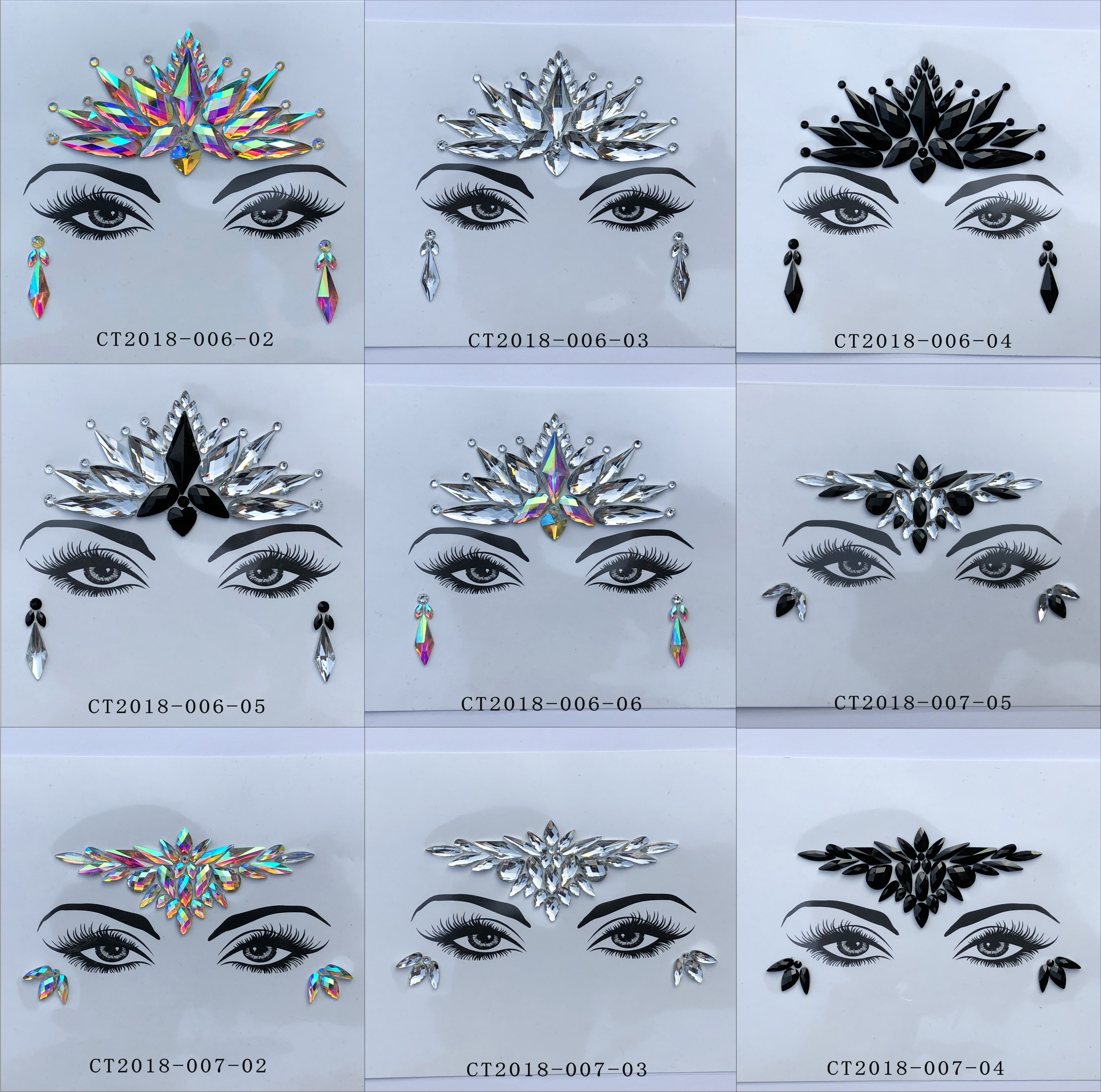 Makeup modeling Stick drill stage Makeup Color diamond Face DIY Jewelry diamond,tattoo Gum Rhinestonein the Home accessories , Stickers , Other Stickers category - from Buy2taobao.com to provide professional Taobao agent buy service