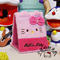 上下架计划:hello kitty 凯蒂猫毛绒镜 三折 折叠 化妆镜 小镜子 折叠镜