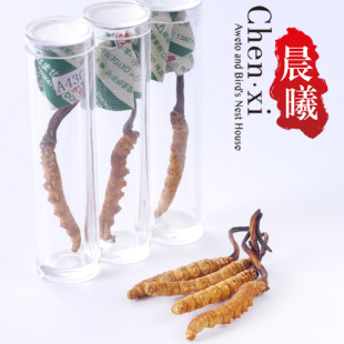  晨曦 冬虫夏草正品 青海玉树 虫草王 礼品送礼超有档次 2根/1克