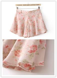 <em>花朵雪纺短裤</em>【正品秒杀】,<em>花朵雪纺短裤</em>厂家