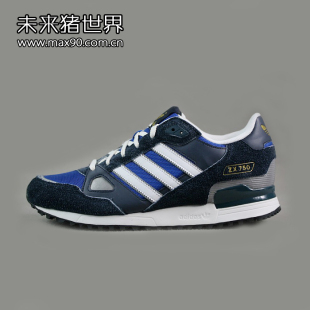  未来猪世界正品 Adidas 三叶草 Zx 750 复古跑步鞋 Q23655