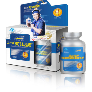  【天猫年货】艾兰得关节活素120片/瓶 氨糖软骨素保护关节 送48片