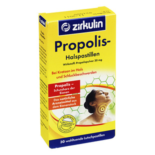 Zirkulin - 蜂胶口服含化片 专治慢性咽炎扁桃体