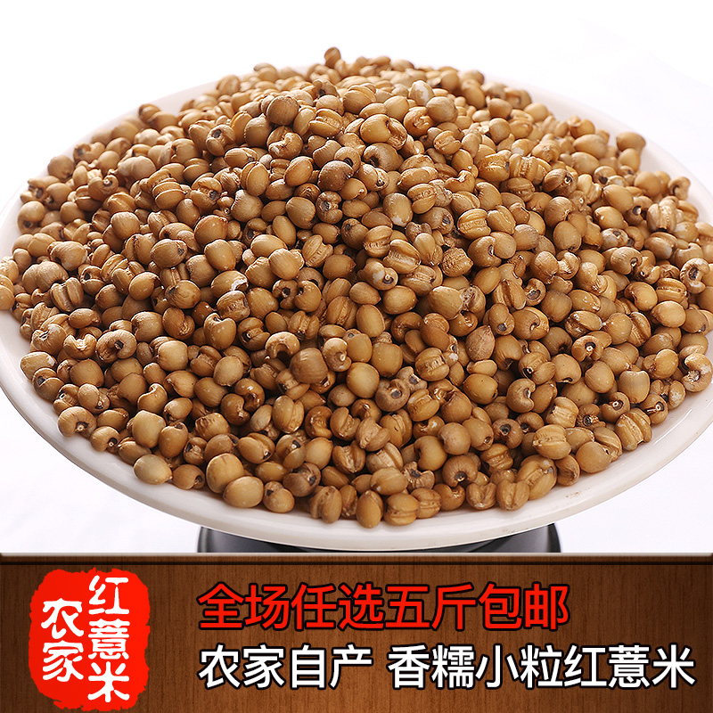 新農家自種 紅薏米 小薏米 糙薏米仁 原生態不漂白 真空 5斤包郵在類目 糧油米麪/南北乾貨/調味品, 米/麪粉/雜糧, 米類, 薏米中 - 來自Buy2taobao.com提供專業的淘寶代購服務